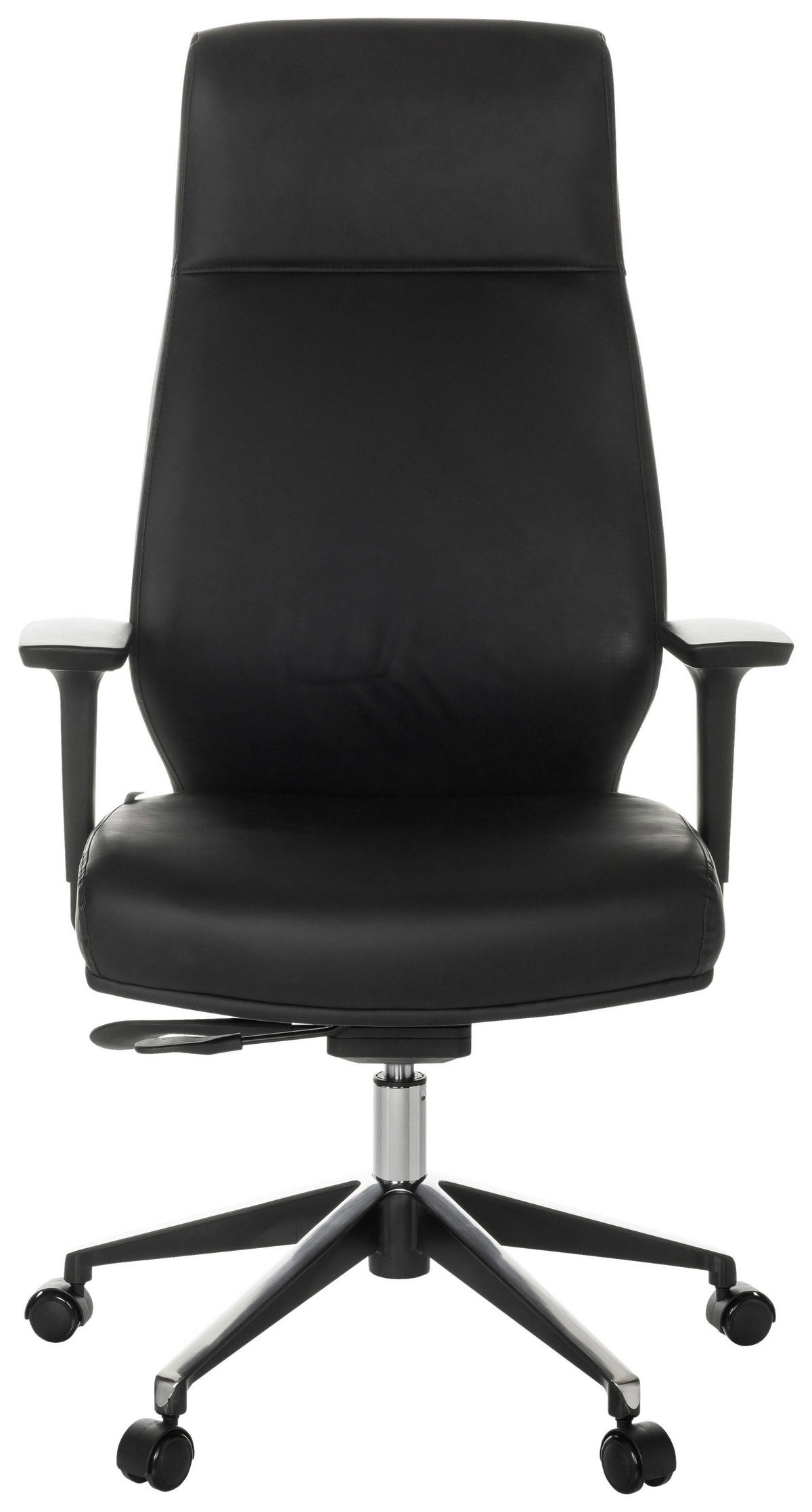 KANCELÁŘSKÉ KŘESLO, černá - černá, Basics, kov/plast (68/123-130/68cm) - MID.YOU