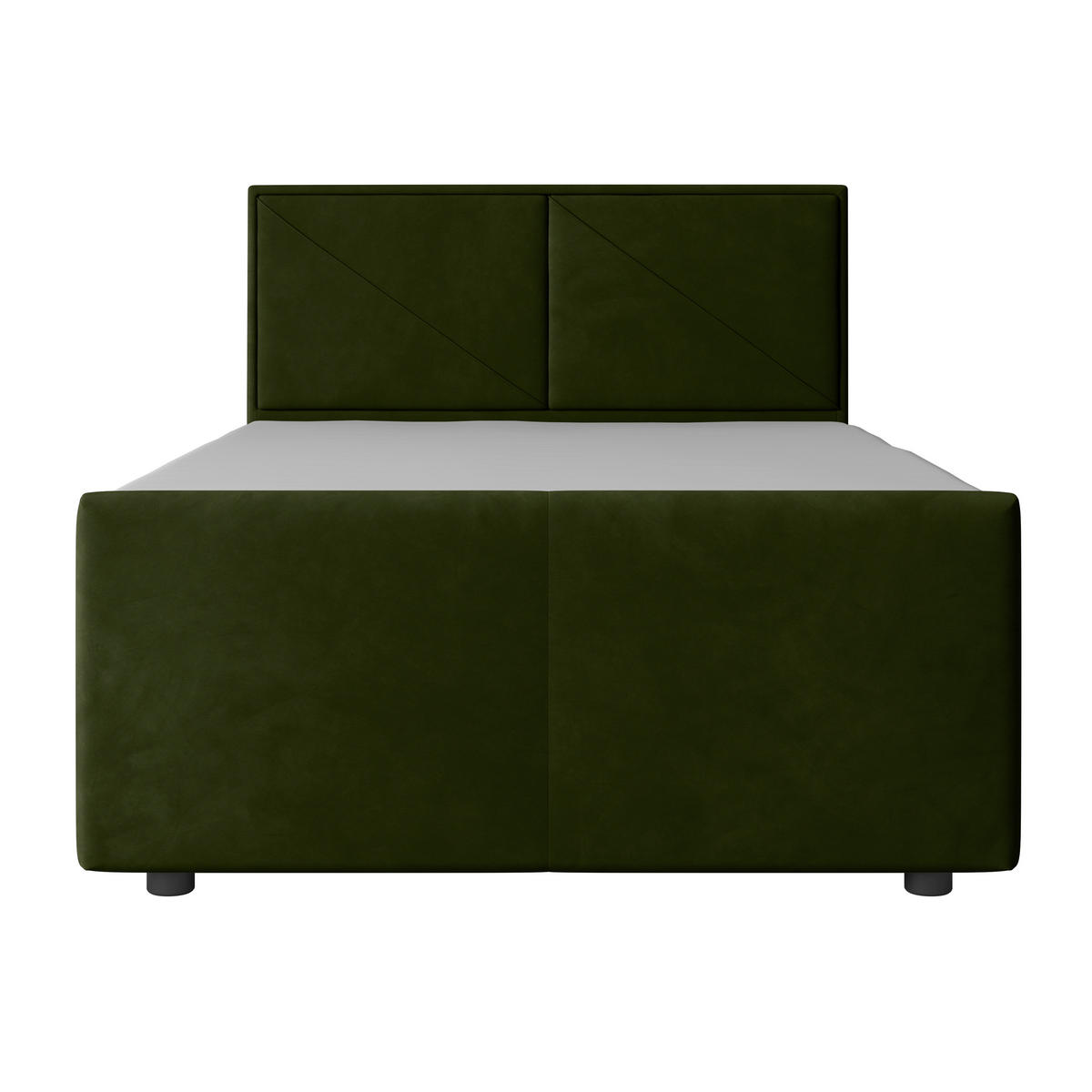BOXSPRINGBETT 140/200 cm  in Grün  - Grün, Modern, Holz/Kunststoff (140/200cm) - MID.YOU
