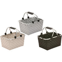 EINKAUFSKORB 40/30/20 cm  - Beige/Hellgrau, Basics, Textil (40/30/20cm)