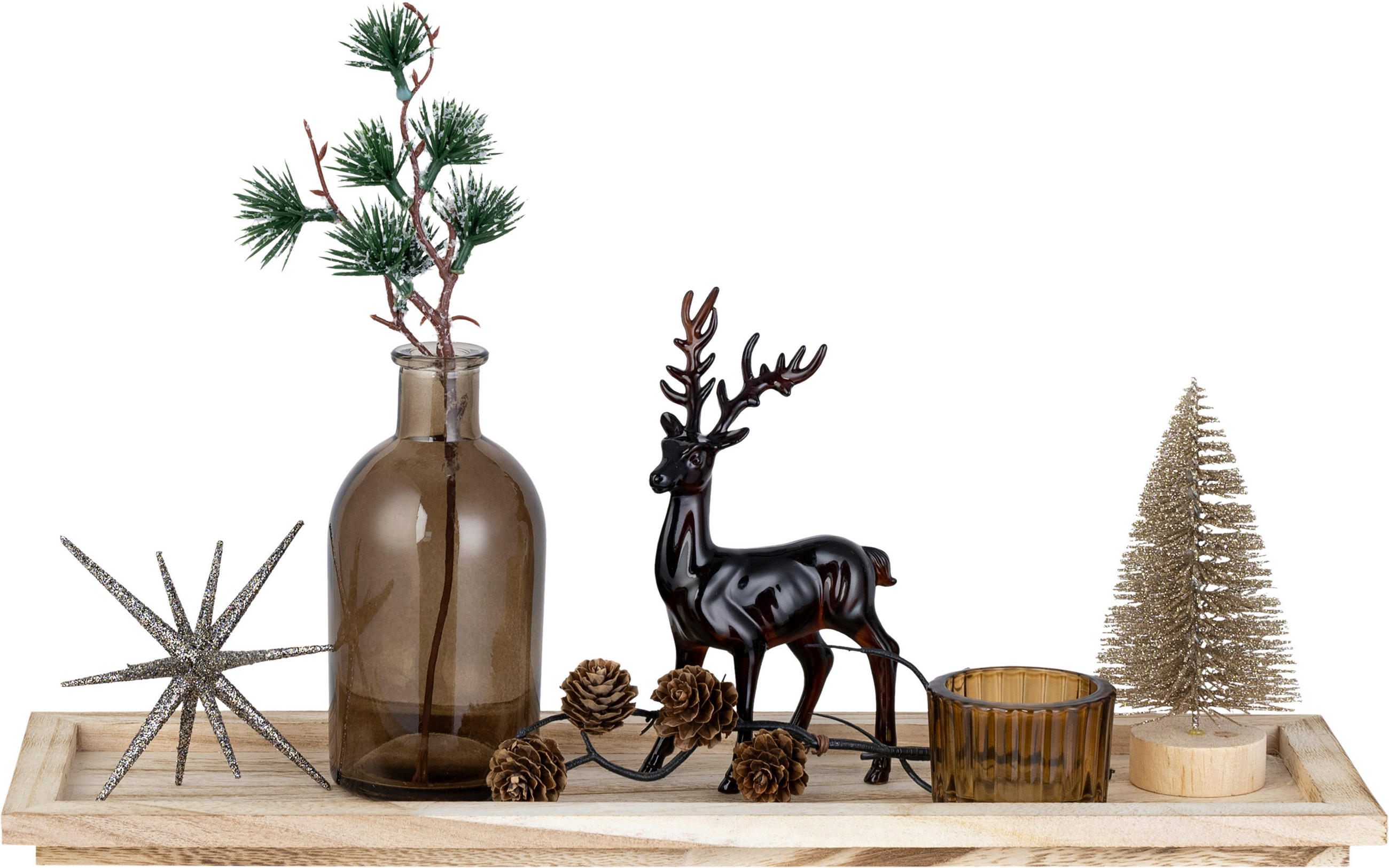 TEAMÉCSESTARTÓ SZETT - többszínű, Lifestyle, műanyag/üveg (40/12,5/14,5cm) - X-Mas