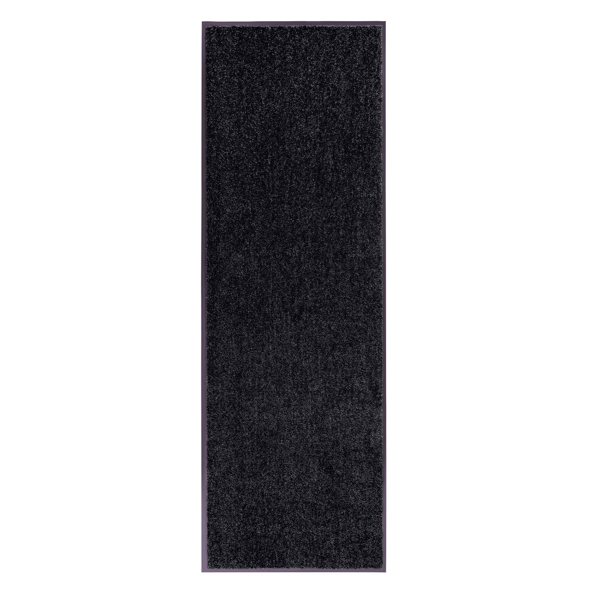SCHMUTZFANGMATTE  60/180 cm  Schwarz  - Schwarz, Basics, Kunststoff/Textil (60/180cm)