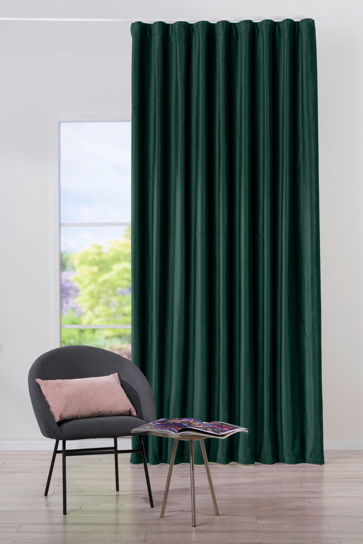 DRAPERIE CONFECȚIONATĂ black-out (nu permite trecerea luminii)  - Basics, textil (22/27.5/8cm)