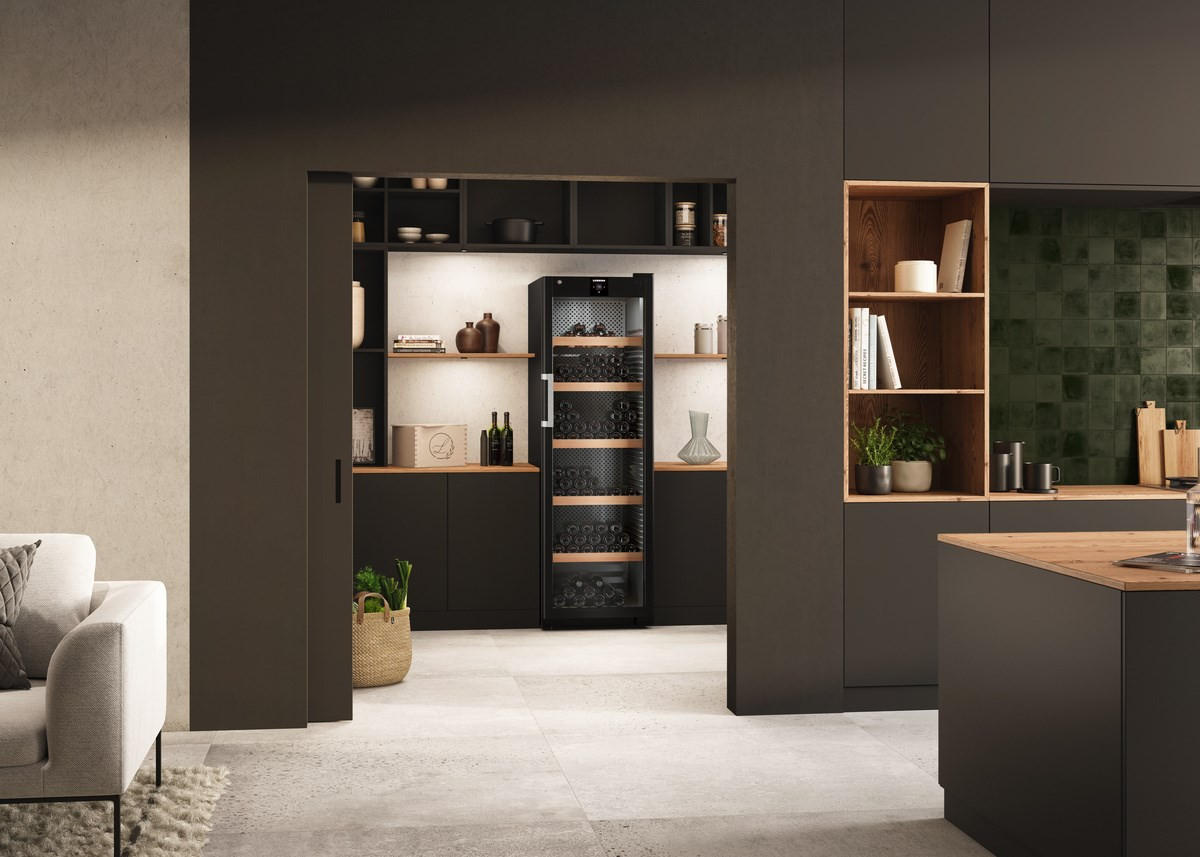 WEINKÜHLSCHRANK WPBLI 5231  - Schwarz, Basics, Holz/Metall (59,7/188,4/76,3cm) - Liebherr