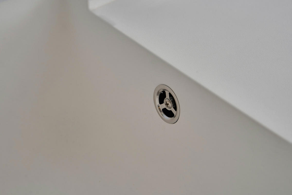 DISKHO 1712DENVER78X44W  - vit, Trend, glas/plast (78/17/43,5cm) - Respekta