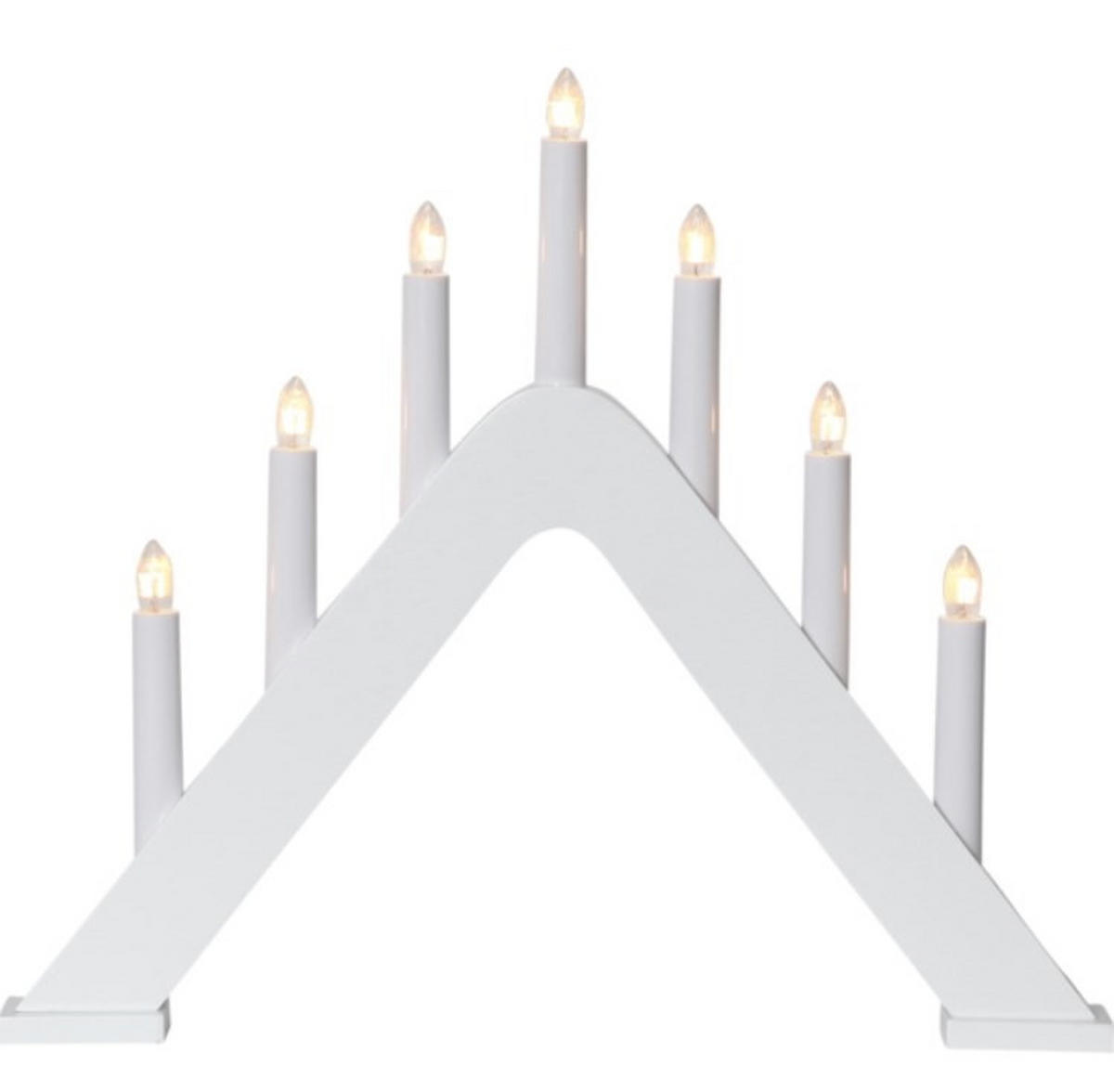 ADVENTSLJUSSTAKE  - silver/grå, Basics, trä/plast (41/36/5cm)