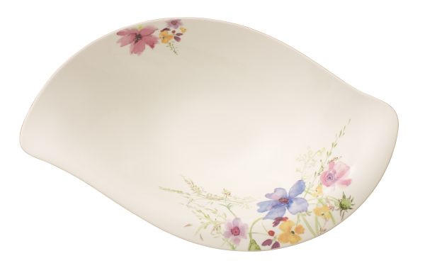 SALATSCHÜSSEL  Mariefleur Serve and Salad 24 cm  - Multicolor/Weiß, Basics, Keramik (24cm) - Villeroy & Boch