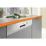 ECKKÜCHE - Orange/Grau, Design, Holzwerkstoff (285/245cm) - Celina