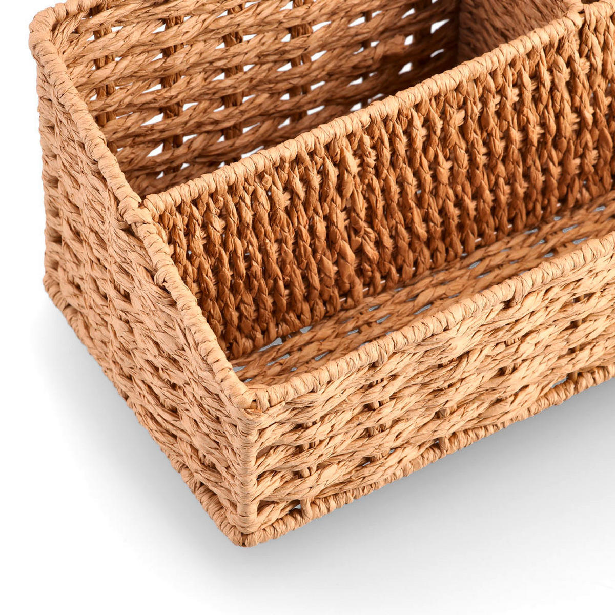 TISCHORGANIZER  - Naturfarben, Basics, Papier/Metall (25,5/14,2/12,2cm) - Zeller Present