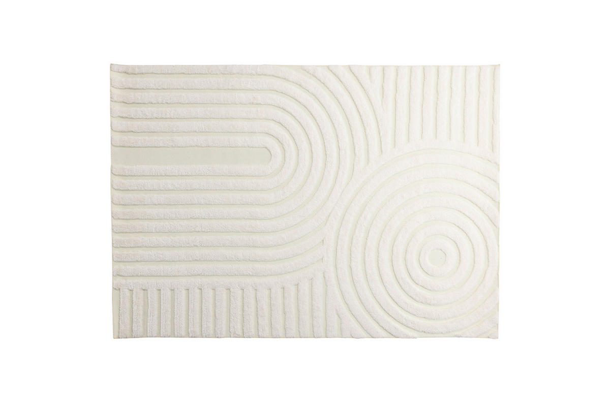 HOCHFLORTEPPICH 290/200 cm Weiß  - Weiß, LIFESTYLE, Textil (290/200cm) - P & B