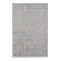 WEBTEPPICH Wohnzimmer 133/190 cm Magic Grau, Goldfarben rechteckig  - Goldfarben/Grau, Basics, Textil (133/190cm) - Schöner Wohnen