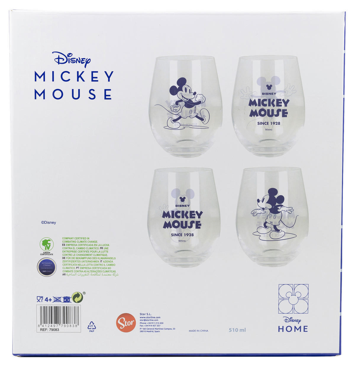 GLÄSERSET   - Basics (9/9/12cm) - Disney