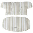 HOCHSTUHLEINLAGE Lunch  - Beige, Basics, Textil (25/50cm) - My Baby Lou