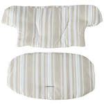 HOCHSTUHLEINLAGE Lunch  - Beige, Basics, Textil (25/50cm) - My Baby Lou