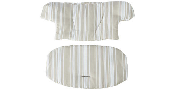 HOCHSTUHLEINLAGE Lunch  - Beige, Basics, Textil (25/50cm) - My Baby Lou