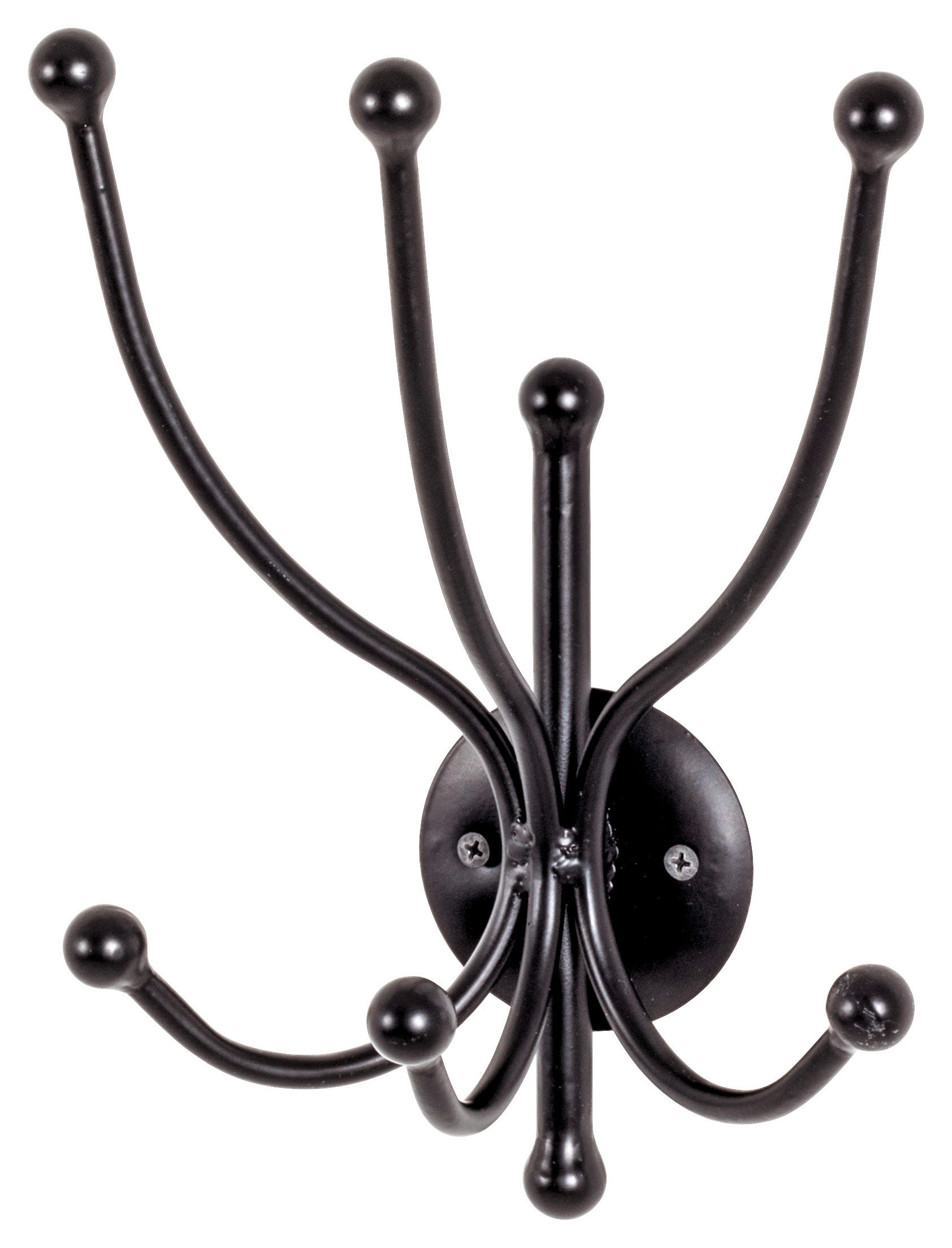 WANDGARDEROBE  in Schwarz  - Schwarz, Design, Metall (19/29/14cm)