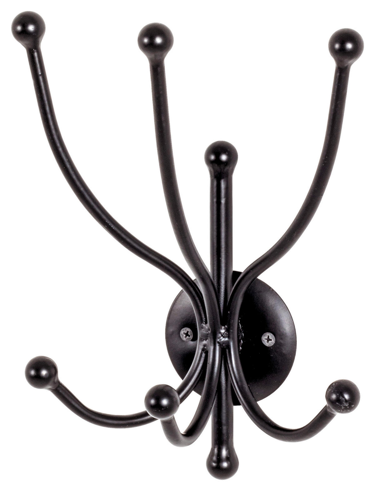 WANDGARDEROBE  in Schwarz  - Schwarz, Design, Metall (19/29/14cm)