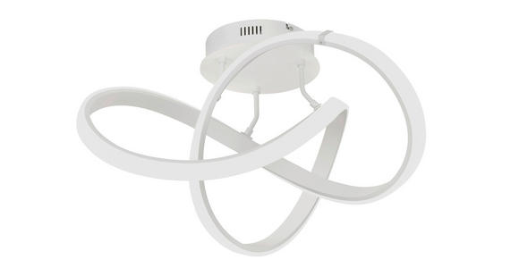 LED-DECKENLEUCHTE 45 W 59/29 cm - Weiß, Design, Kunststoff/Metall (59/29cm) - Ambiente