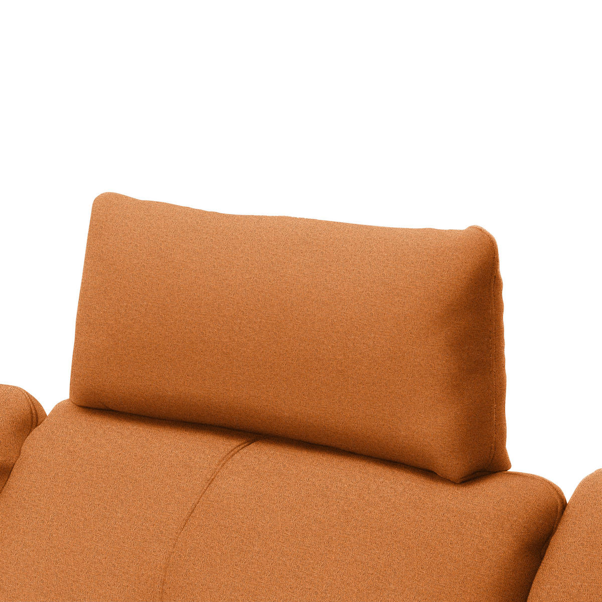 ECKSOFA in Webstoff Orange  - Schwarz/Orange, Design, Textil/Metall (179/301cm) - Chilliano