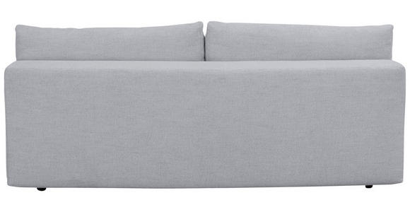 BOXSPRINGSOFA in Chenille Hellgrau  - Hellgrau/Schwarz, MODERN, Kunststoff/Textil (210/72/105cm) - Cantus