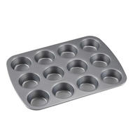 MUFFINSPLÅT - grå, Basics, metall (26,6/37cm) - Dorre