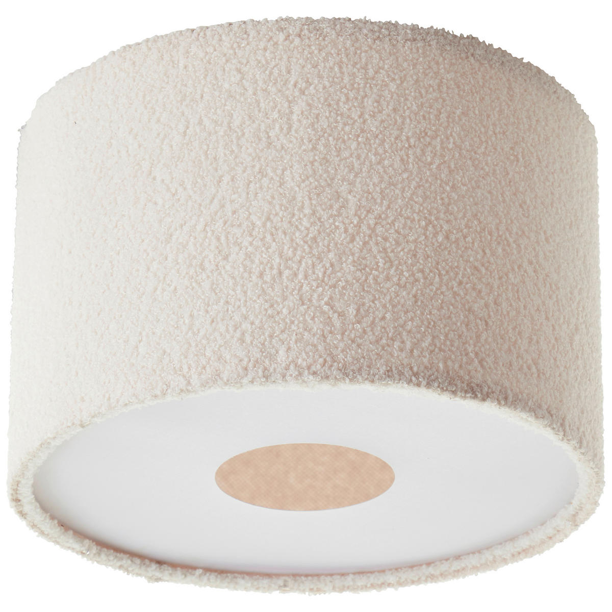 DECKENLEUCHTE  35/20 cm    - Beige, Basics, Textil/Metall (35/20cm)