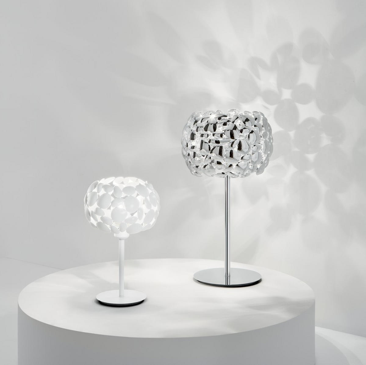 TISCHLEUCHTE Luce Ambiente e Design 22/34,5 cm   - Chromfarben, LIFESTYLE, Metall (22/34,5cm)