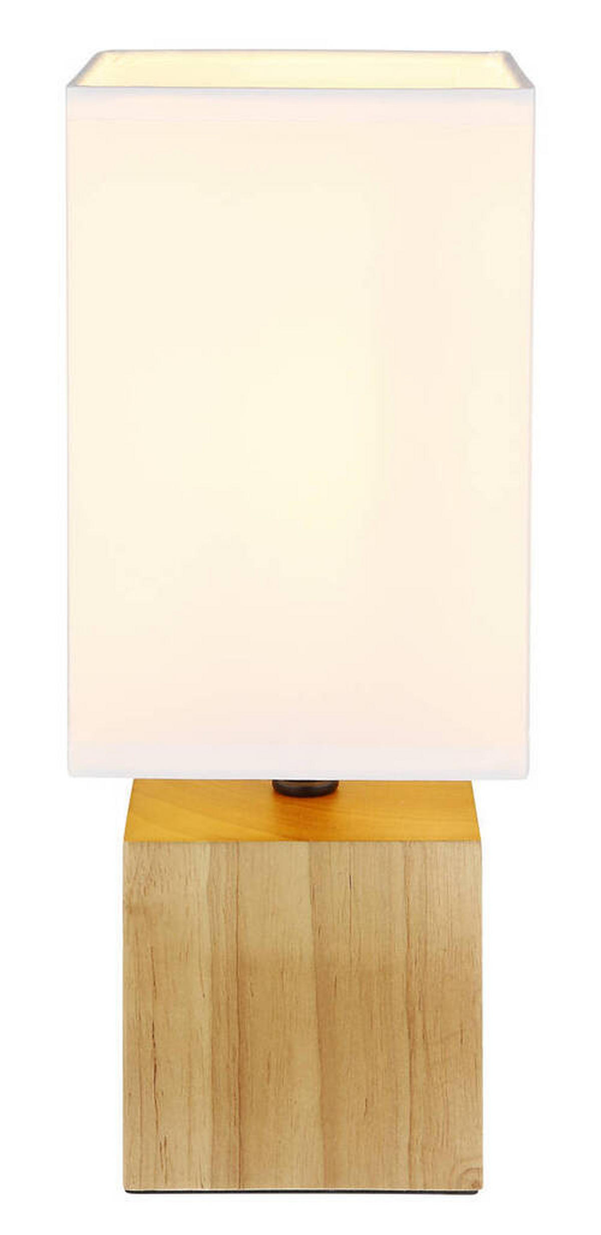 NAMIZNA SVETILKA     12/12/30 cm          - bela/naravne barve, Basics, tekstil/les (12/12/30cm) - Globo