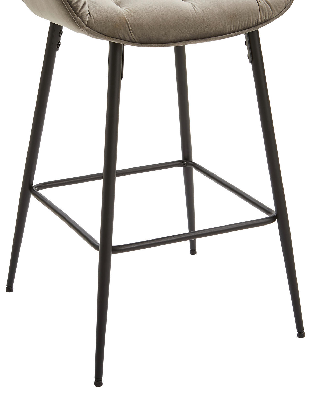 BAROVÁ ŽIDLE, šedá, černá - šedá/černá, Moderní, kov/dřevo (55/105/57cm) - Livetastic