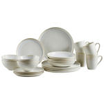 KOMBISERVICE Creme, Beige 20-teilig GLOSSY  - Beige/Creme, Trend, Keramik - Novel