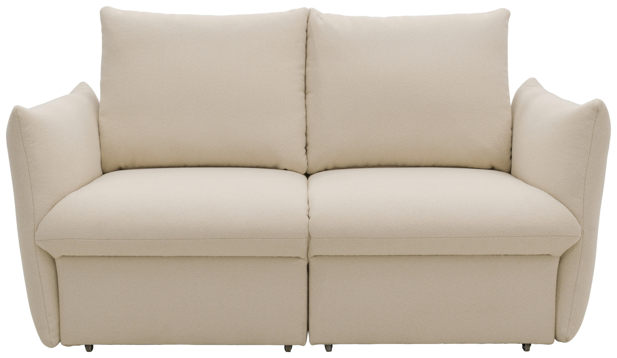 2-SITZER-SOFA in Mikrofaser Creme - Creme, Design, Textil (180/100/97cm) - LOOKS by W.Joop