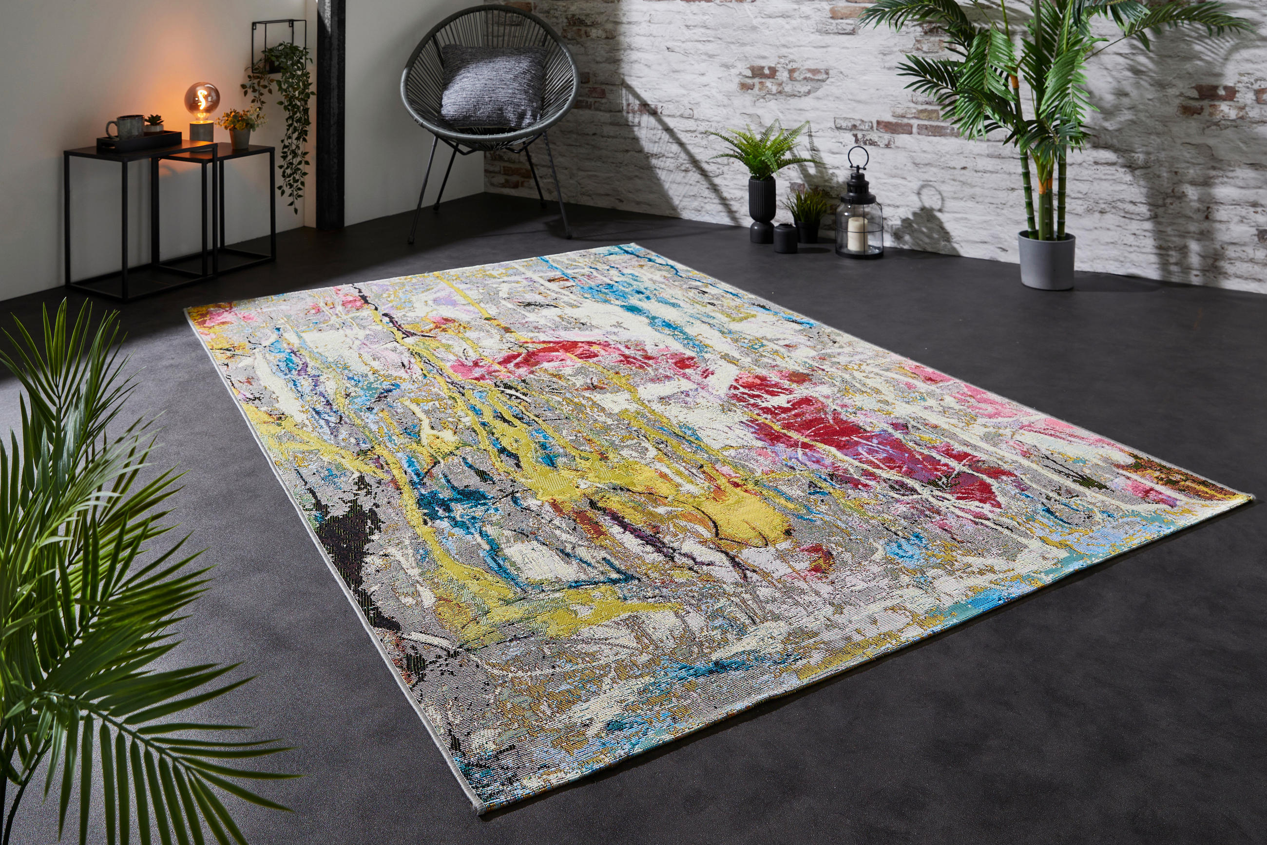 FLACHWEBETEPPICH 200/285 cm Platana Multicolor  - Multicolor, Design, Kunststoff (200/285cm)