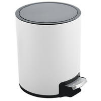 TRETEIMER RIKU 3 L  - Schwarz/Weiß, KONVENTIONELL, Kunststoff/Metall (16,8/21,8/23cm) - Spirella