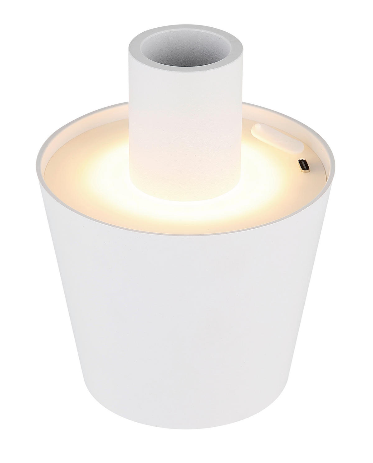 PORTABEL LAMPA 10,6/13 cm   - vit, Klassisk, metall/plast (10,6/13cm) - Globo