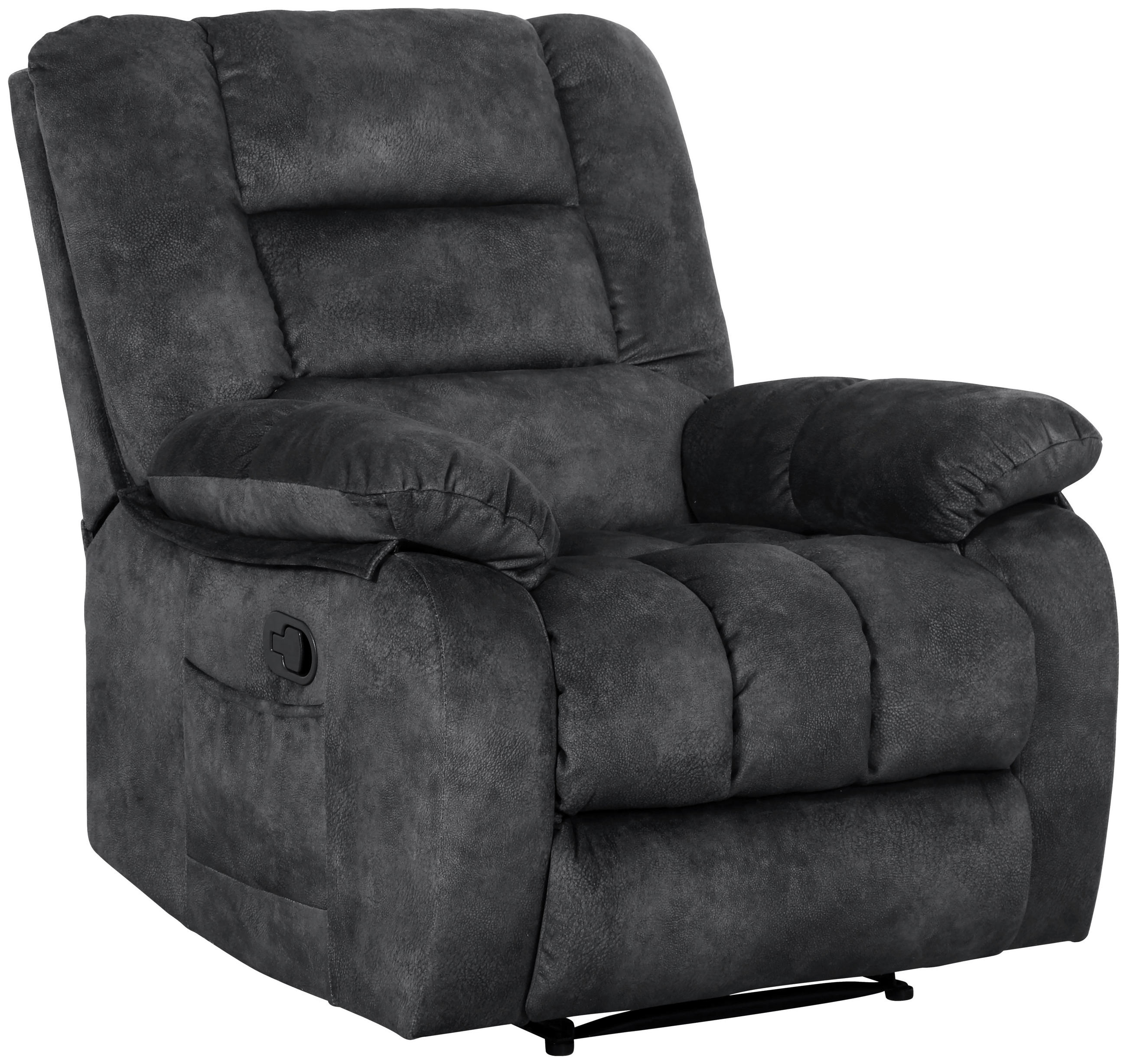 MASSAGESESSEL Webstoff, Velours Grau    - Schwarz/Grau, KONVENTIONELL, Kunststoff/Textil (94/102/100cm) - MID.YOU