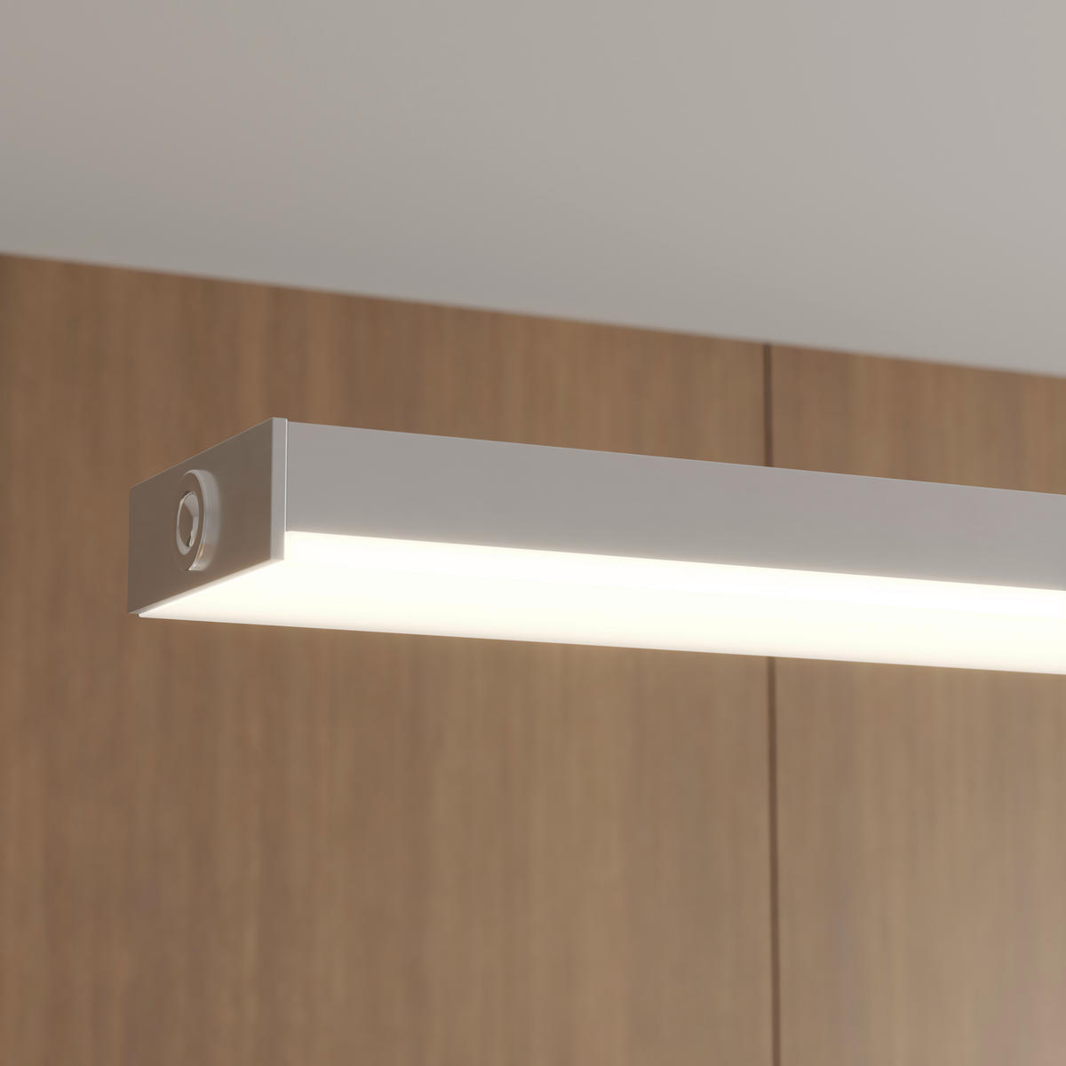 ZÁVĚSNÉ LED SVÍTIDLO, 115/13/200 cm  - barvy hliníku, Basics, kov/plast (115/13/200cm) - Novel