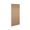 GARDEROBENPANEEL  in 50/125/7 cm  - Schwarz/Eiche Artisan, MODERN, Holzwerkstoff/Textil (50/125/7cm) - Xora