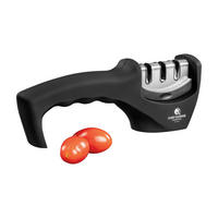 MESSERSCHÄRFER  Keramik  - Schwarz, Basics, Keramik/Kunststoff (20/4.5/7.5cm) - CHEF CUISINE