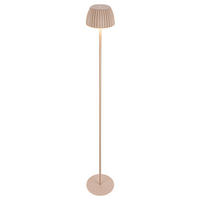 AKKU-STEHLEUCHTE Riffle 19/123,5 cm  - Beige, Basics, Kunststoff/Metall (19/123,5cm) - Briloner