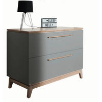 SIDEBOARD 123,3/92,1/57,2 cm Grau, Eichefarben  - Eichefarben/Grau, Design, Holz/Holzwerkstoff (123,3/92,1/57,2cm) - Paidi