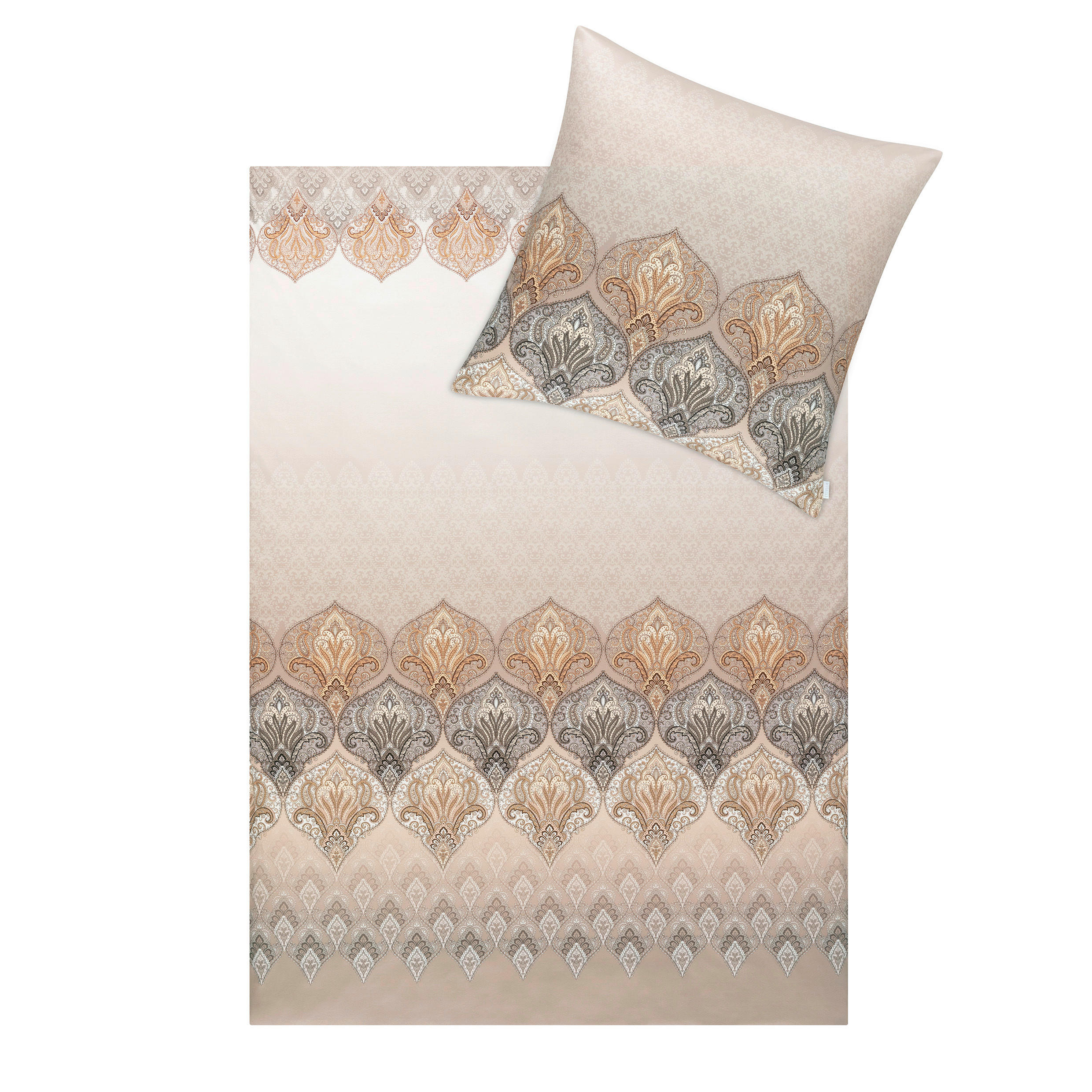 BETTWÄSCHE Atelier Interlock-Jersey 155/220 cm  - Grau, Design, Textil (155/220cm) - Estella