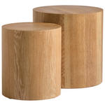 BEISTELLTISCHSET in Holzwerkstoff 30-38/30-38/34-39 cm  - Eichefarben, Trend, Holzwerkstoff (30-38/30-38/34-39cm) - Xora