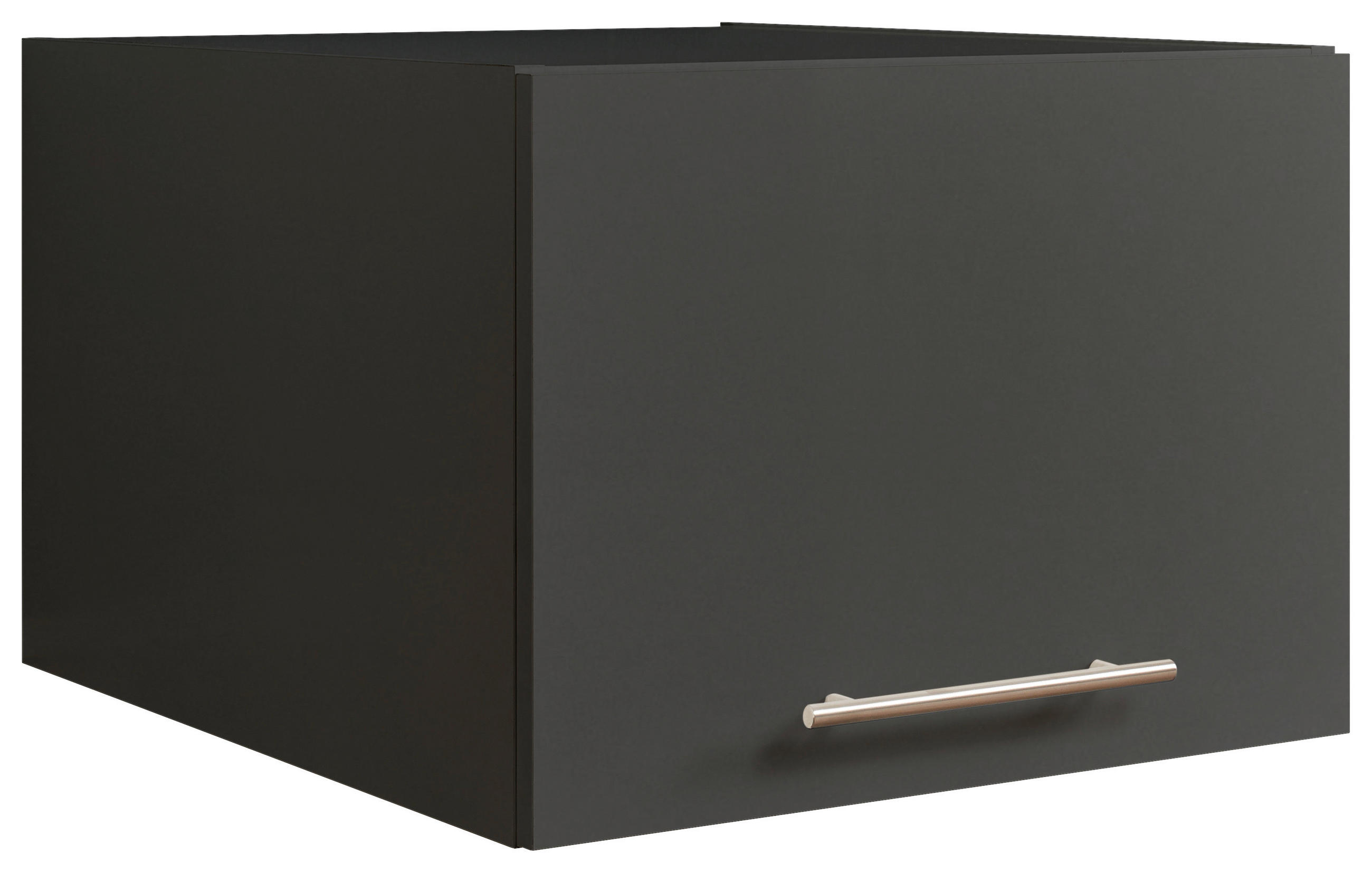 AUFSATZSCHRANK 50/38/67,50 cm   - Anthrazit/Silberfarben, Design, Holzwerkstoff/Metall (50/38/67,50cm)
