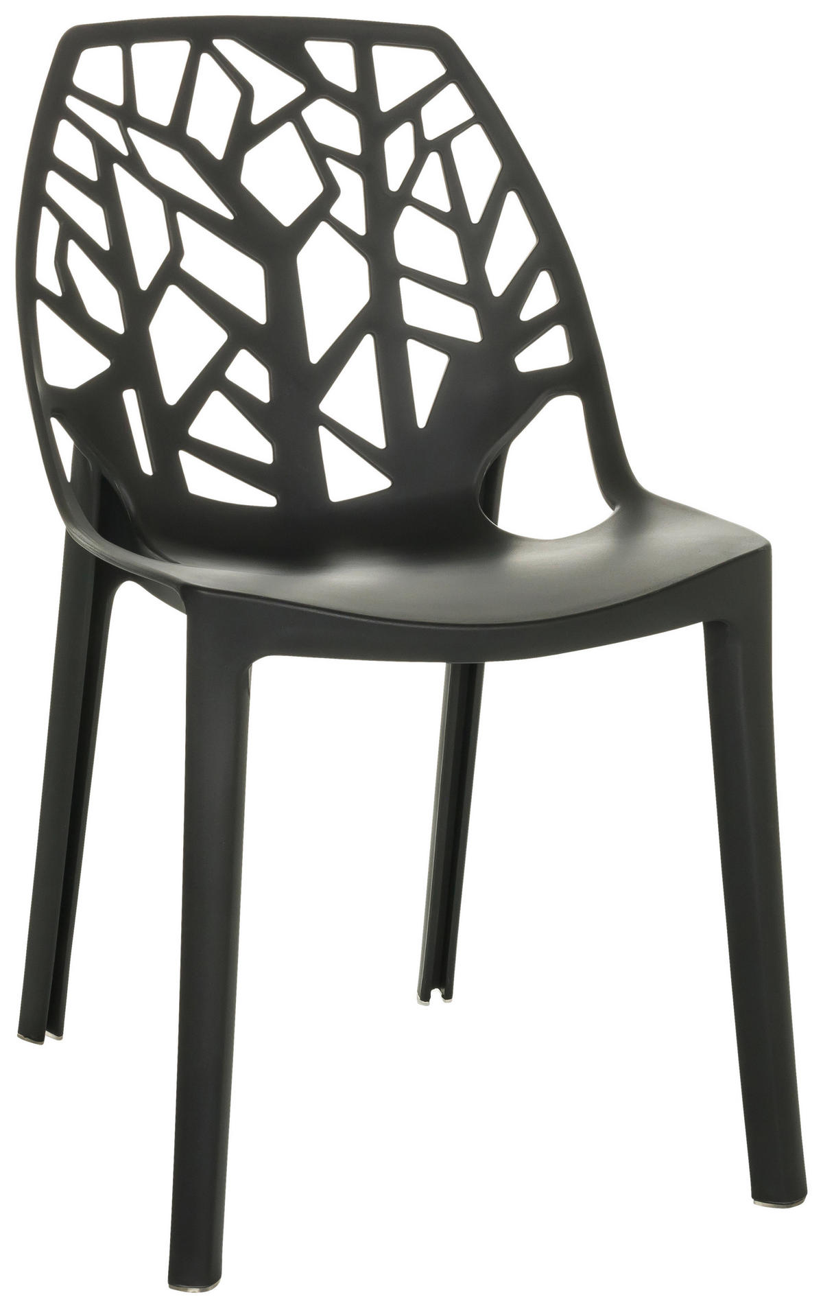 STOL, umetna masa črna  - črna, Basics, umetna masa (47/80/56cm) - MID.YOU