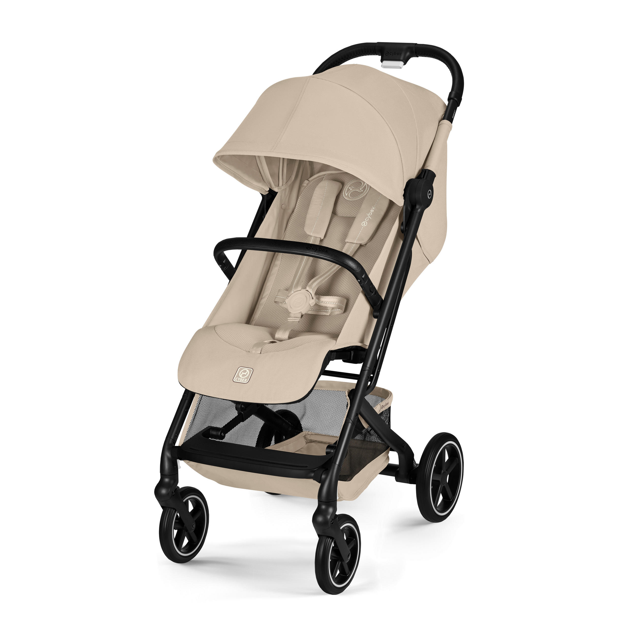 KIŠOBRAN KOLICA  BEEZY BLK  - bež/crna, Basics, tekstil/metal (82/45,5/107cm) - cybex GOLD
