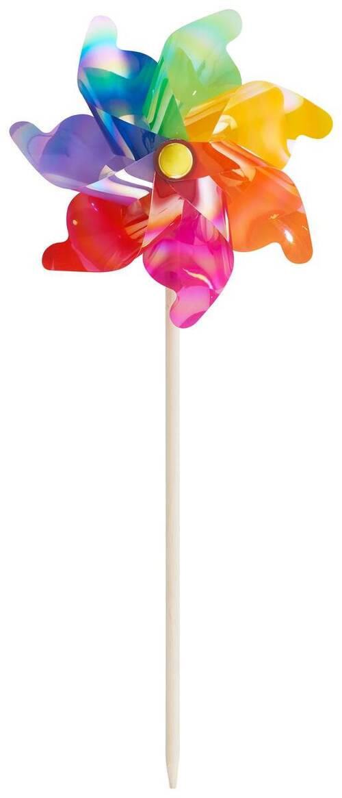VĚTRNÍK - vícebarevná, Konvenční, dřevo/plast (22/55cm)