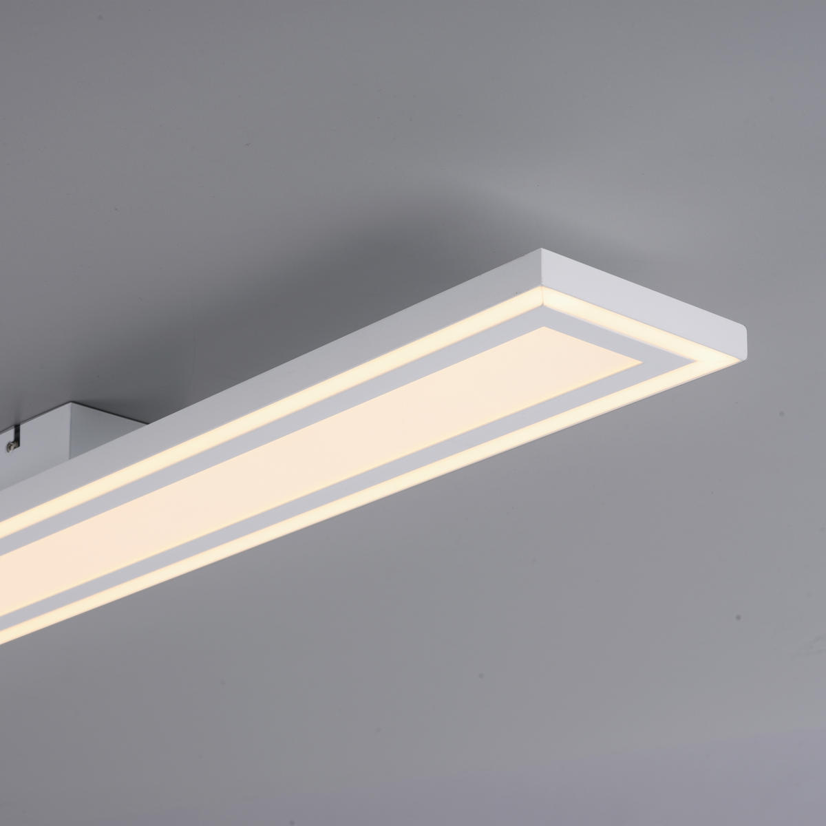 LED-DECKENLEUCHTE 100/11/6 cm   - Weiß, Design, Kunststoff/Metall (100/11/6cm) - Novel