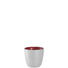 TEELICHTGLAS - Rot/Weiß, Design, Glas (8,00/7,50cm) - Leonardo TEELICHTGLAS - Rot/Weiß, Design, Glas (8,00/7,50cm) - Leonardo