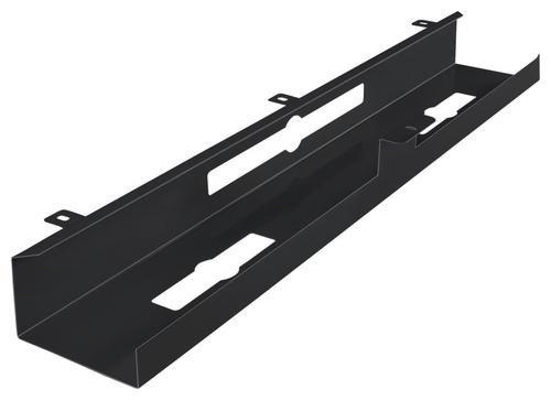 KABELKANAL Metall Schwarz  - Schwarz, Basics, Metall (80/13/7cm) - MID.YOU