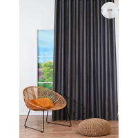 DRAPERIE CONFECțIONATĂ black-out (nu permite trecerea luminii)  - gri, Basics, textil (24/31/4cm)