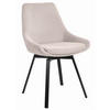 STOL stål  - beige/svart, Design, metall/textil (56/83,5/49cm) - Best Price